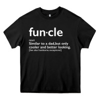 Black funcle Heavy Core Tee - linhVisuals