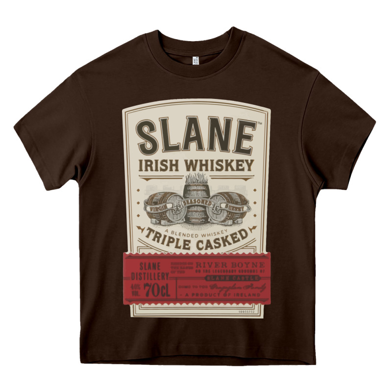 Slane Irish Whiskey Heavy Core Tee by linhVisuals | Teevron