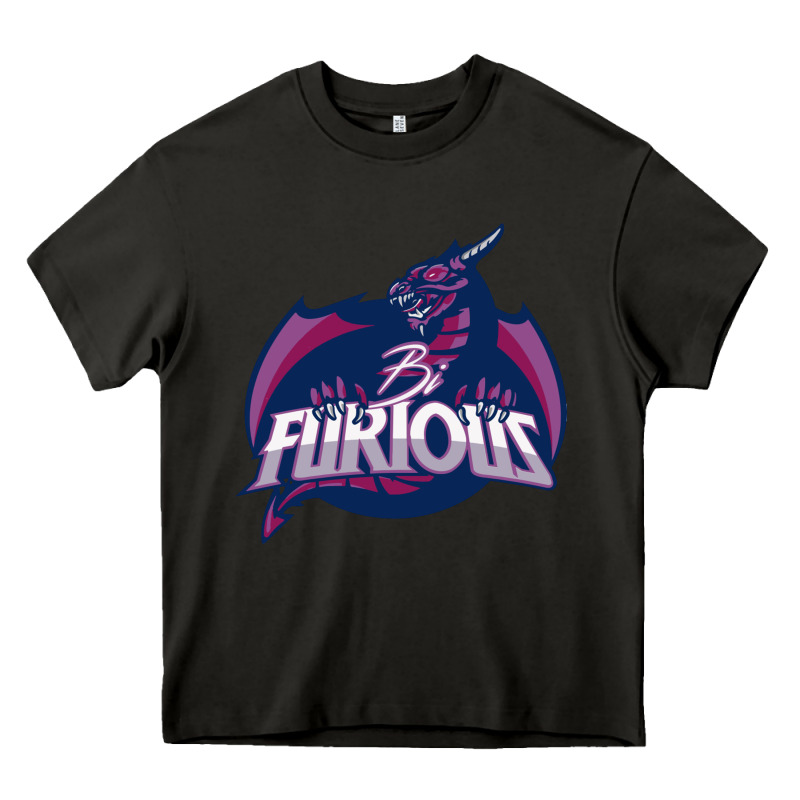 Bi Furious   Bisexual Heavy Core Tee by linhVisuals | Teevron