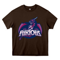Chocolate Brown bi furious   bisexual Heavy Core Tee - linhVisuals
