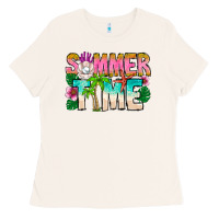 Bone Summer Time Ladies Tee - CowhideDigitalArt