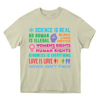 Mossy science is real , black lives matter , love is love , equality , kindn Heavy Core Tee - linhVisuals