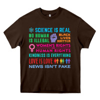 Chocolate Brown science is real , black lives matter , love is love , equality , kindn Heavy Core Tee - linhVisuals
