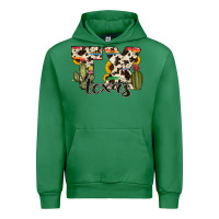 Emerald texas state cowhide serape cactus Urban Hoodie - RanaPortraitStore