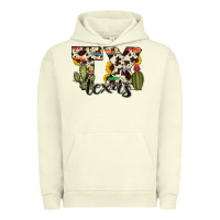 Pigment Pistachio texas state cowhide serape cactus Urban Hoodie - RanaPortraitStore