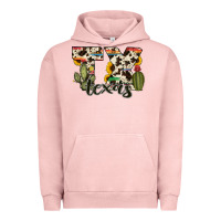 Pigment Salmon texas state cowhide serape cactus Urban Hoodie - RanaPortraitStore