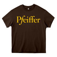 Chocolate Brown pfeiffer university Heavy Core Tee - linhVisuals
