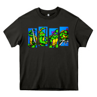 Asphalt arcade turtles Heavy Core Tee - linhVisuals