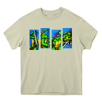 Mossy arcade turtles Heavy Core Tee - linhVisuals