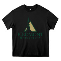 Black piedmont university Heavy Core Tee - linhVisuals