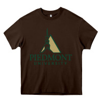 Chocolate Brown piedmont university Heavy Core Tee - linhVisuals