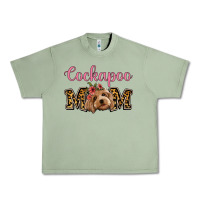 Oil Green Cockapoo Mom Urban Heavy Tee - Jasminsmagicworld