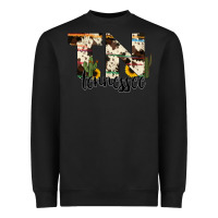 Black tenesse state cowhide serape cactus Heavyweight Sweatshirt - RanaPortraitStore