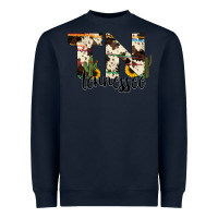 Navy tenesse state cowhide serape cactus Heavyweight Sweatshirt - RanaPortraitStore