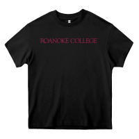 Black roanoke college Heavy Core Tee - linhVisuals