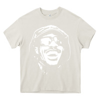 Cream stevie wonder Heavy Core Tee - linhVisuals