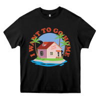 Black i want to go home Heavy Core Tee - linhVisuals
