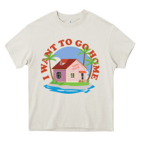 Cream i want to go home Heavy Core Tee - linhVisuals