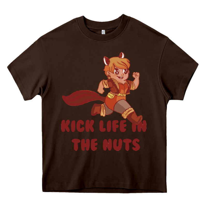 Kick Life In The Nuts   Squirrel Girl Heavy Core Tee by linhVisuals | Teevron