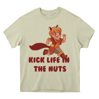 Mossy kick life in the nuts   squirrel girl Heavy Core Tee - linhVisuals