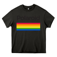 Asphalt polaroid color spectrum horizontal Heavy Core Tee - linhVisuals