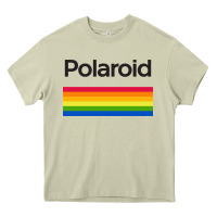 Mossy polaroid color spectrum horizontal Heavy Core Tee - linhVisuals