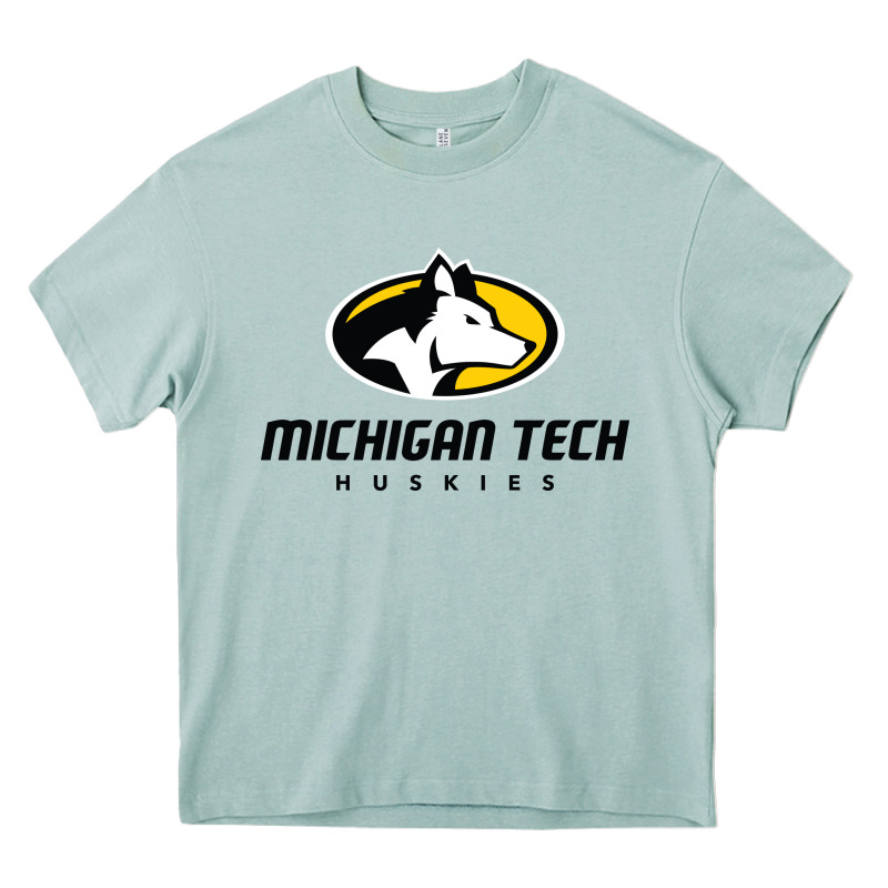 Michigan Tech Huskies Heavy Core Tee by linhVisuals | Teevron