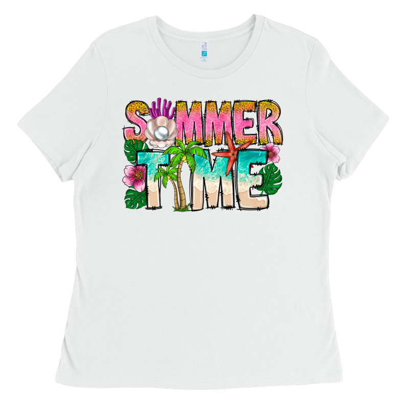 Summer Time Ladies Tee by CowhideDigitalArt | Teevron
