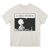 Cream my anxieties have anxieties   peanuts Heavy Core Tee - linhVisuals