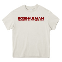 Cream rose hulman institute of technology Heavy Core Tee - linhVisuals