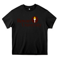 Black rowan university Heavy Core Tee - linhVisuals