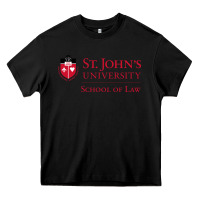 Black saint john's university Heavy Core Tee - linhVisuals