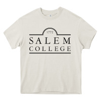 Cream salem college Heavy Core Tee - linhVisuals