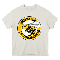Cream the yellowjackets Heavy Core Tee - linhVisuals