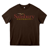 Chocolate Brown salisbury university Heavy Core Tee - linhVisuals