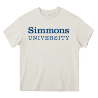 Cream simmons university Heavy Core Tee - linhVisuals