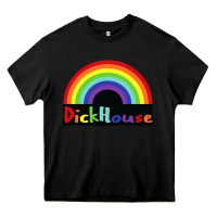 Black dick house Heavy Core Tee - linhVisuals