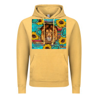 Vintage Mustard western lion tumbler Vintage Hoodie - Artiststas