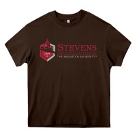 Chocolate Brown stevens institute of technology Heavy Core Tee - linhVisuals