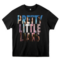 Black pretty little liars Heavy Core Tee - linhVisuals
