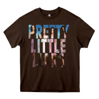 Chocolate Brown pretty little liars Heavy Core Tee - linhVisuals