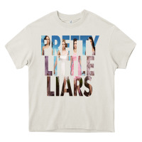 Cream pretty little liars Heavy Core Tee - linhVisuals