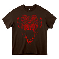 Chocolate Brown primal onnit t chimp Heavy Core Tee - linhVisuals