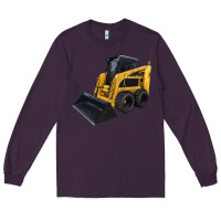 Plum Skid Steer Loader Long Sleeve Tee - LillyAllenDesigns