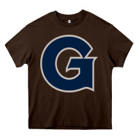 Chocolate Brown The georgetown hoyas Heavy Core Tee - linhVisuals