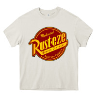 Cream Rust Eze Heavy Core Tee - linhVisuals