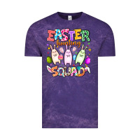 Cloud Purple Easter Hunting Squad Vintage Tee - CowhideDigitalArt