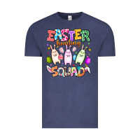 Vintage Denim Easter Hunting Squad Vintage Tee - CowhideDigitalArt