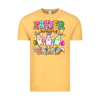 Vintage Mustard Easter Hunting Squad Vintage Tee - CowhideDigitalArt