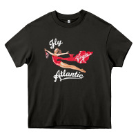 Asphalt princess diana virgin atlantic fly atlantic Heavy Core Tee - linhVisuals